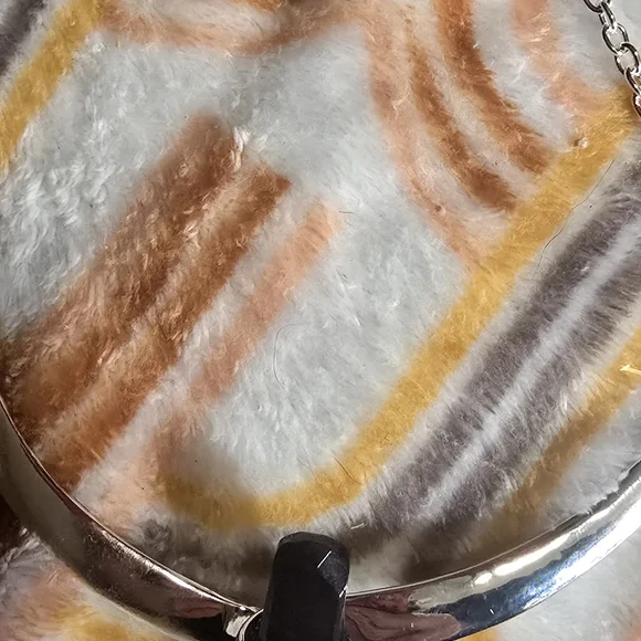 RLM Silver and Black Pendant Necklace - Picture 4 of 4